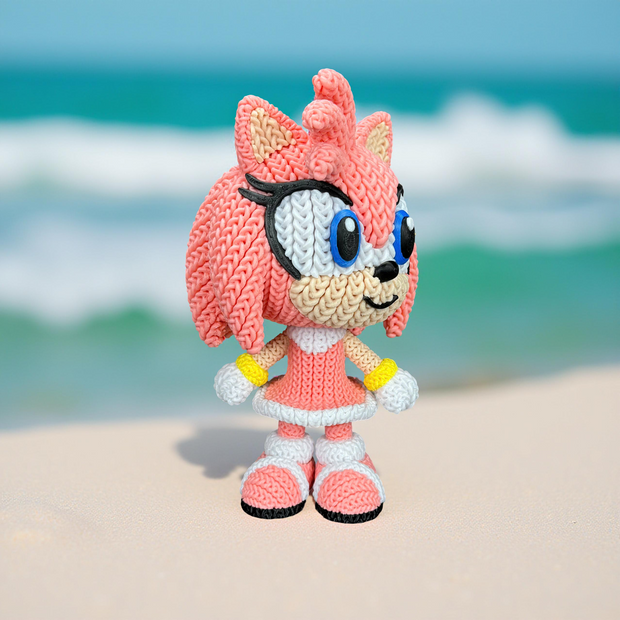 Amy Rose - Knitted - Crochet