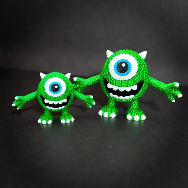 Mike Wazowski - Knitted - Crochet