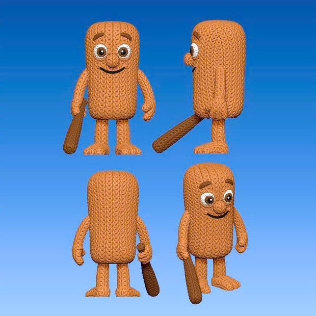 Tung Tung Tung Sahur - Knitted - Crochet