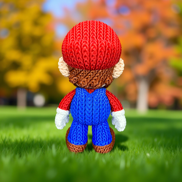 Mario - Knitted - Crochet