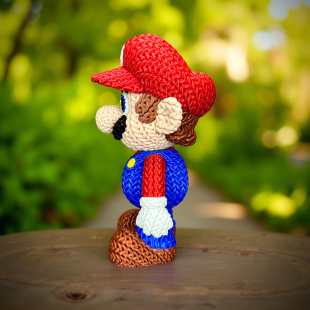Mario - Knitted - Crochet