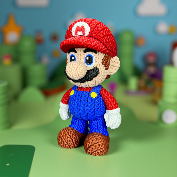 Mario - Knitted - Crochet