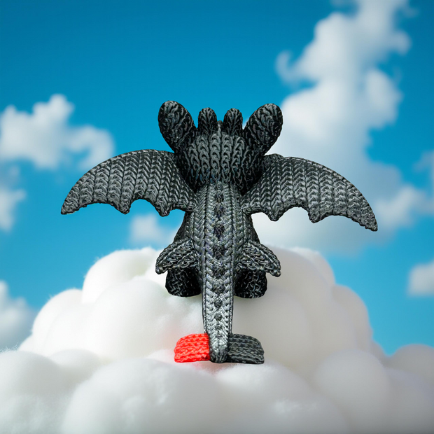Toothless - Knitted - Crochet