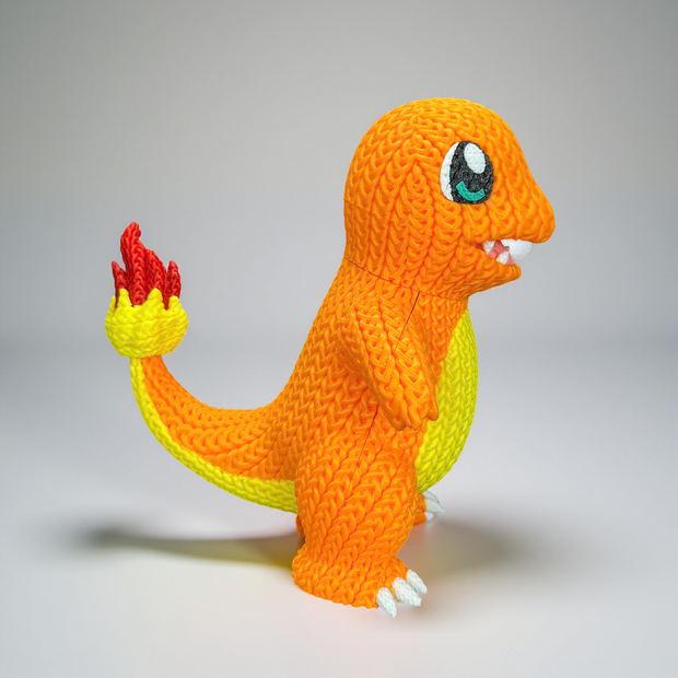 Charmander - Knitted - Crochet