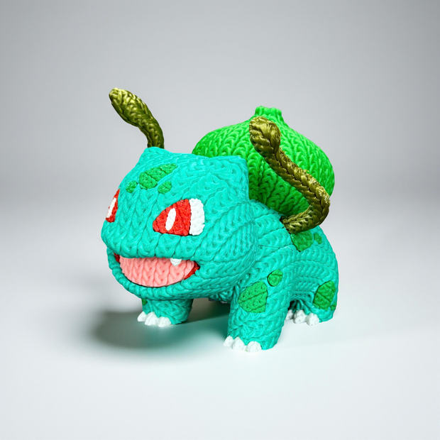 Bulbasaur - Knitted - Crochet