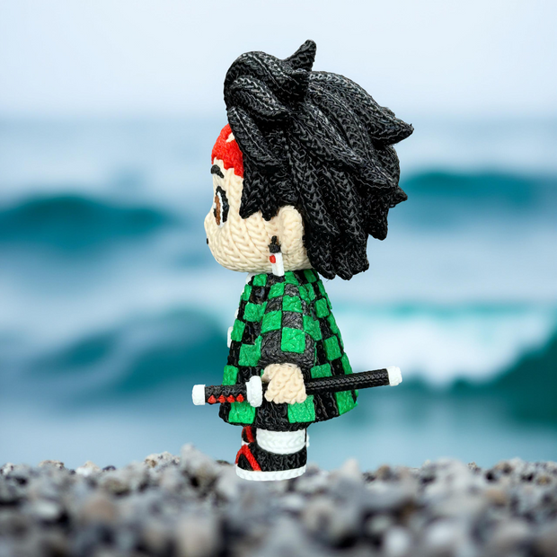 Tanjiro - Demon Slayer - Knitted - Crochet