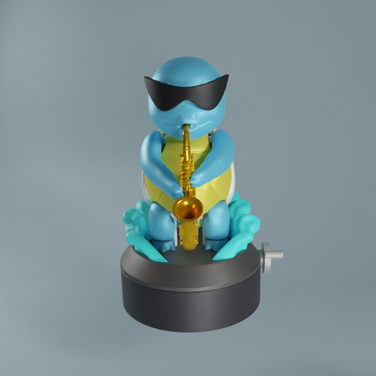 Pokemon Squirtle Saxophone Articulated flexible