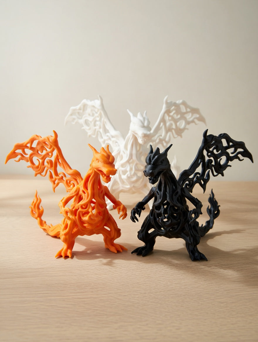 Charizard Elemental: Edición de Arte Voronoi
