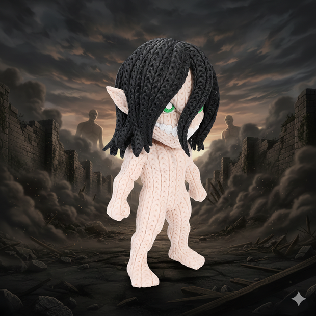 Titán de Ataque | Titán de Eren  - Knitted - Crochet