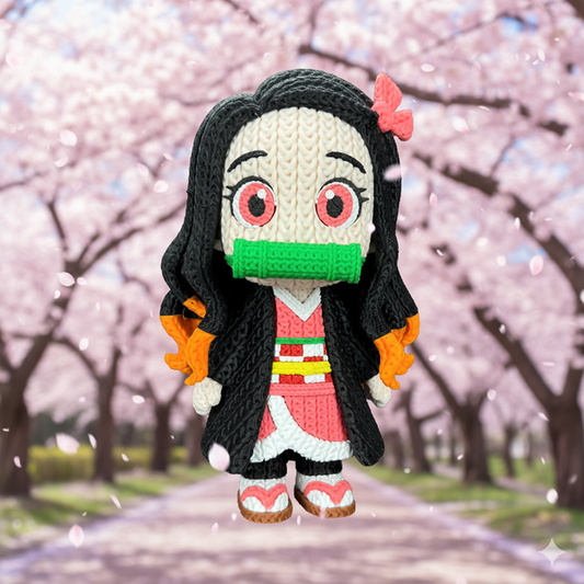 Nezuko - Knitted - Crochet