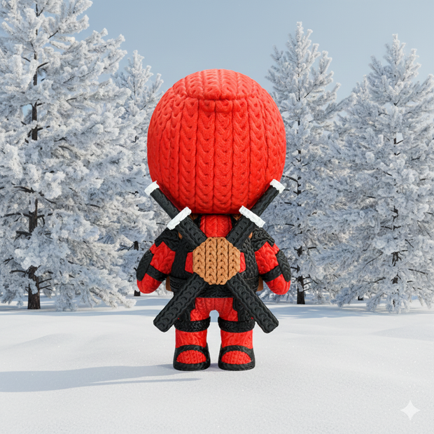 Deadpool - Knitted - Crochet