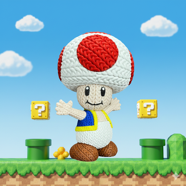 Toad - Knitted - Crochet