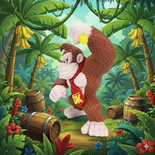 Donkey Kong - Knitted - Crochet