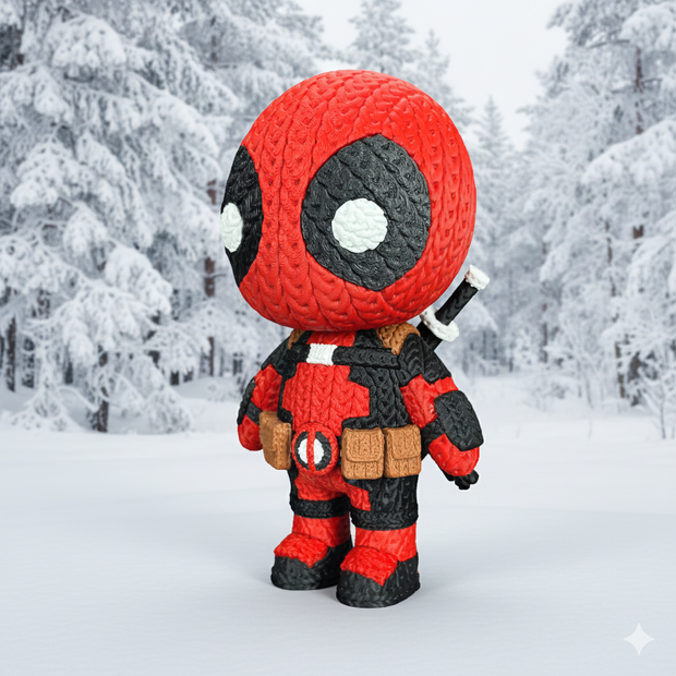 Deadpool - Knitted - Crochet