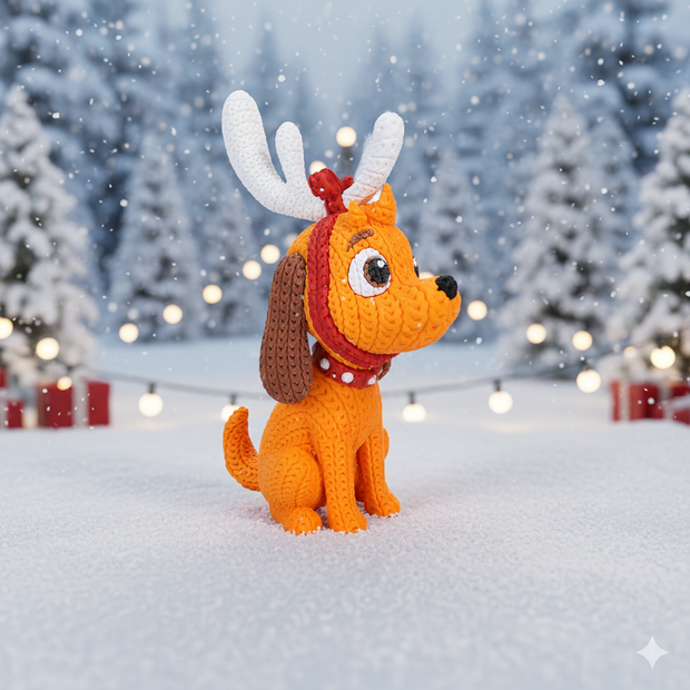 Max - The Grinch’s Dog - Knitted