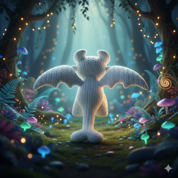 Light Fury - Knitted - Crochet