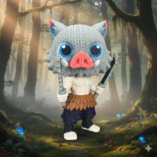 Inosuke - Knitted - Crochet