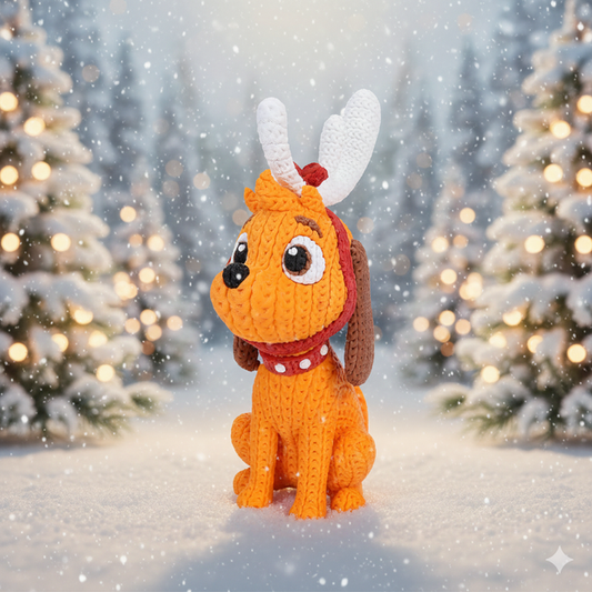 Max - The Grinch’s Dog - Knitted