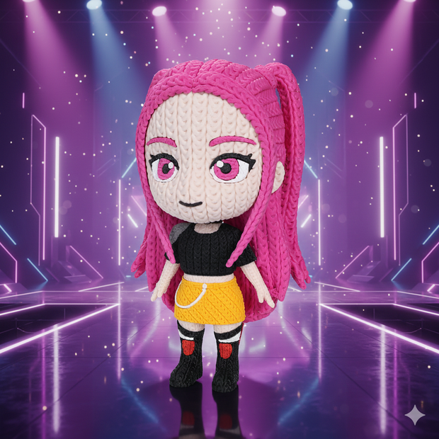 Mira | HUNTR/X - KPop Demon Hunters - Knitted