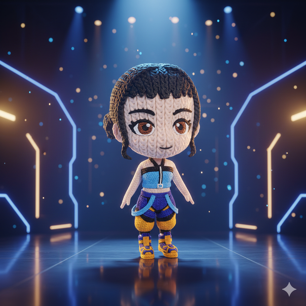 Zoey | HUNTR/X - KPop Demon Hunters - Knitted