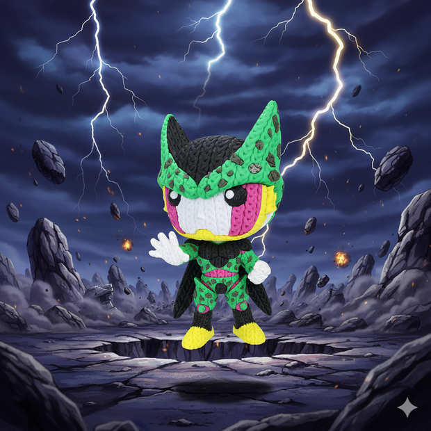 Cell - Knitted - Crochet