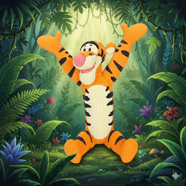 Tigger - Knitted - Crochet