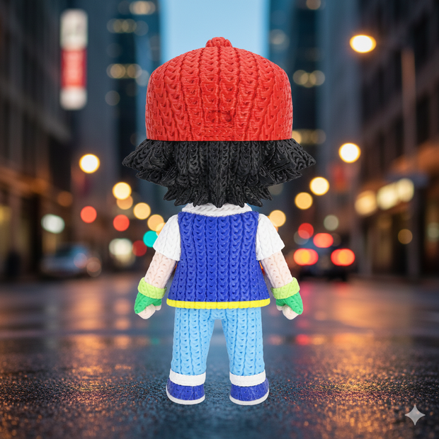 Ash Ketchum (Satoshi) - Knitted - Crochet