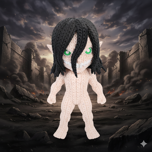 Titán de Ataque | Titán de Eren  - Knitted - Crochet