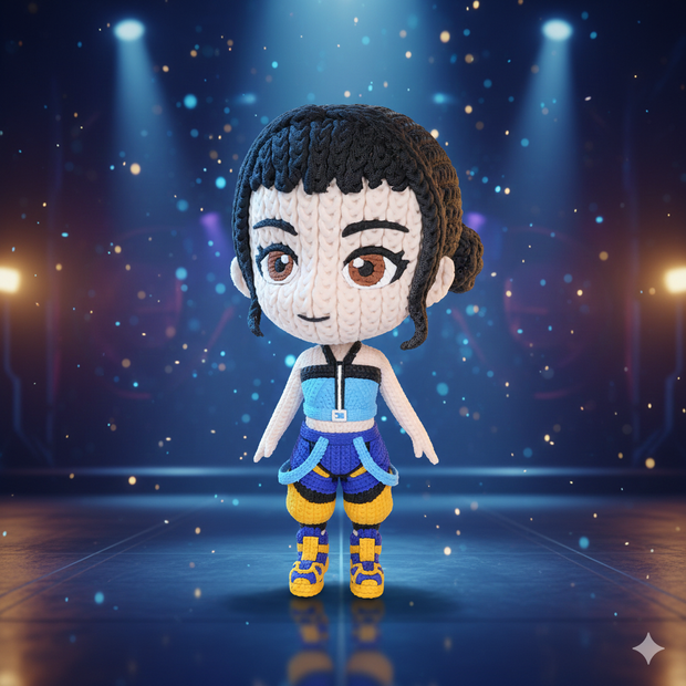 Zoey | HUNTR/X - KPop Demon Hunters - Knitted