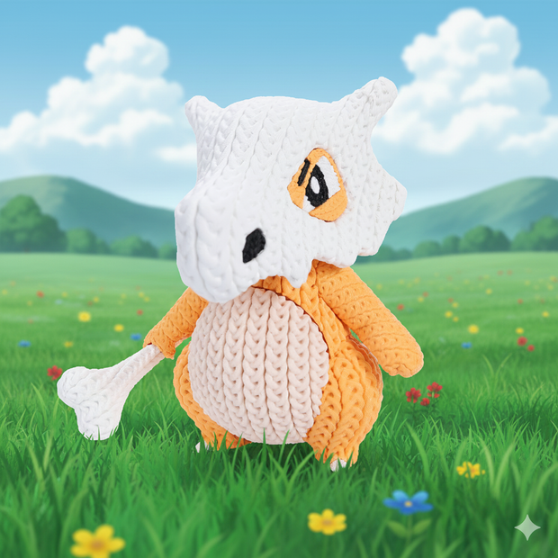 Cubone - Knitted - Crochet