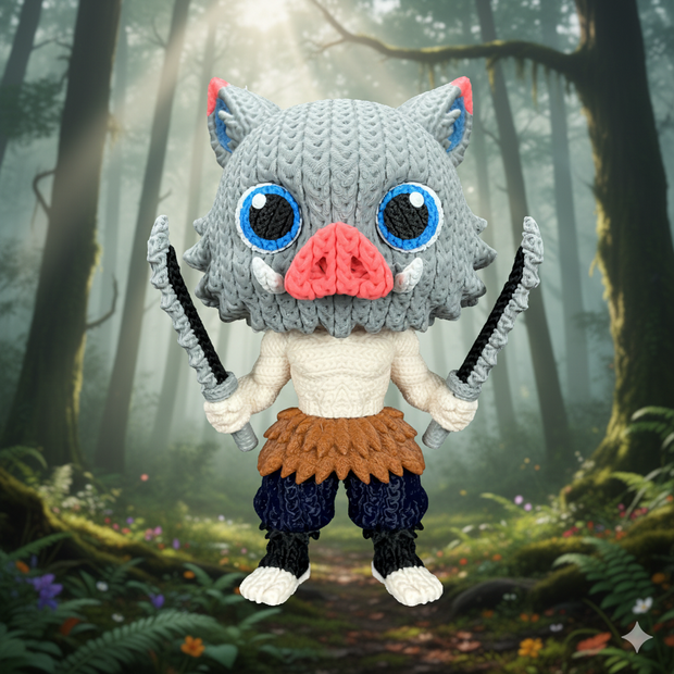 Inosuke - Knitted - Crochet