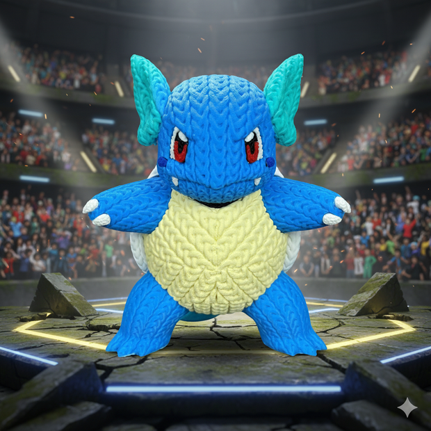 Pokemon Wartortle - Knitted - Crochet