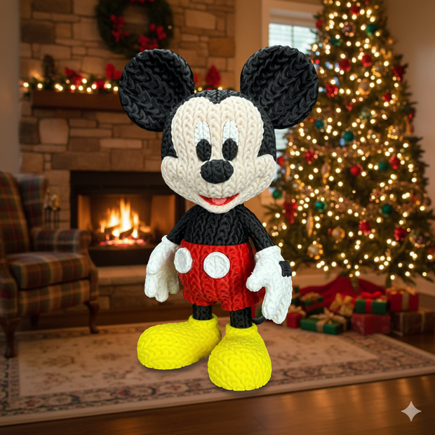 Mickey - Knitted - Crochet