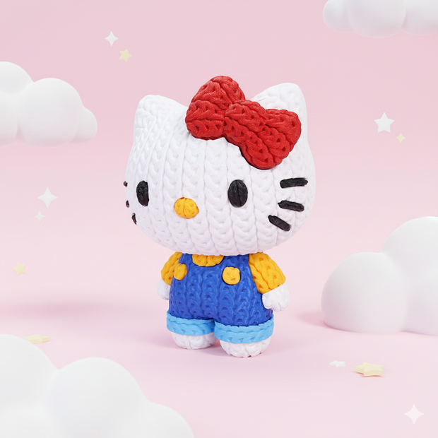 Hello Kitty - Knitted - Crochet