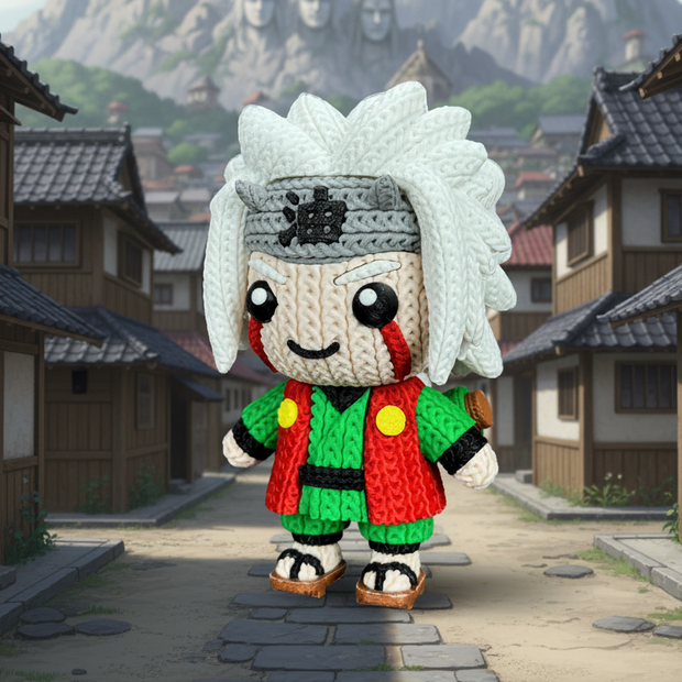 Jiraiya - Knitted - Crochet