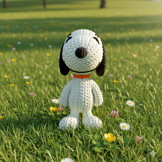 Snoopy - Knitted - Crochet
