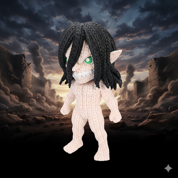 Titán de Ataque | Titán de Eren  - Knitted - Crochet