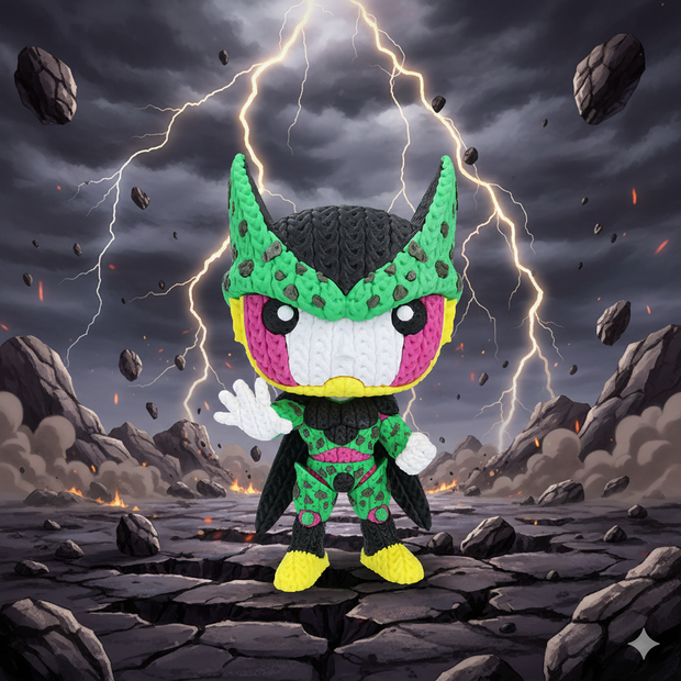 Cell - Knitted - Crochet