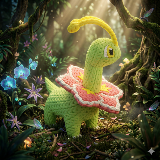 Meganium - Knitted - Crochet