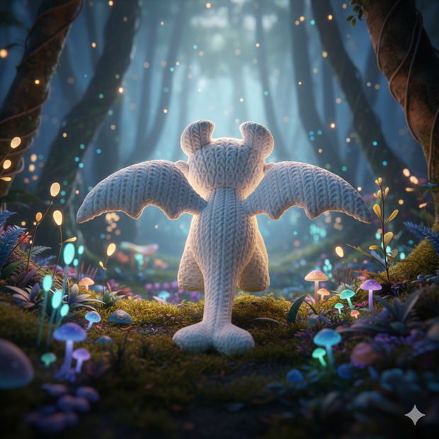 Light Fury - Knitted - Crochet