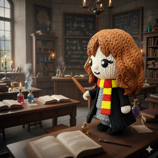 Hermione Granger - Knitted - Crochet