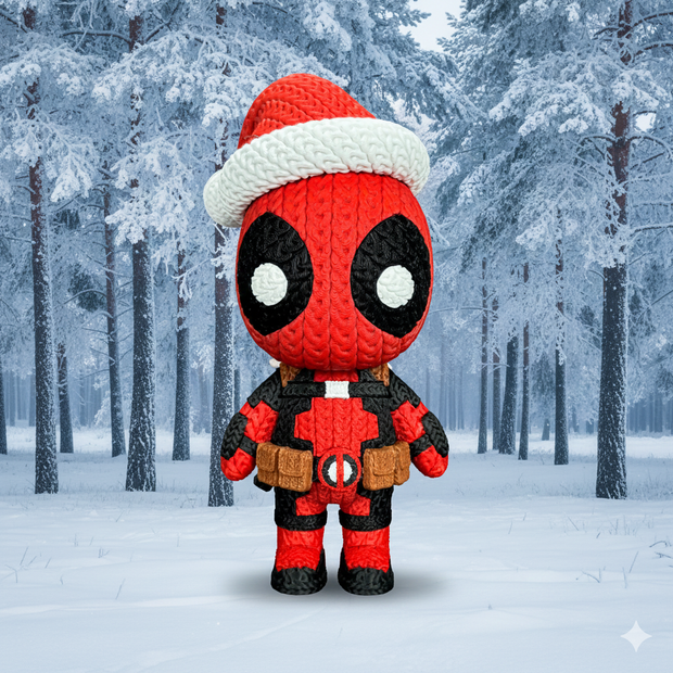 Deadpool - Knitted - Crochet