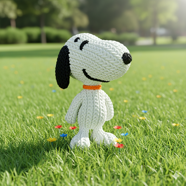 Snoopy - Knitted - Crochet