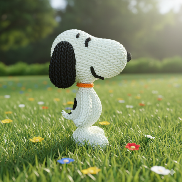 Snoopy - Knitted - Crochet