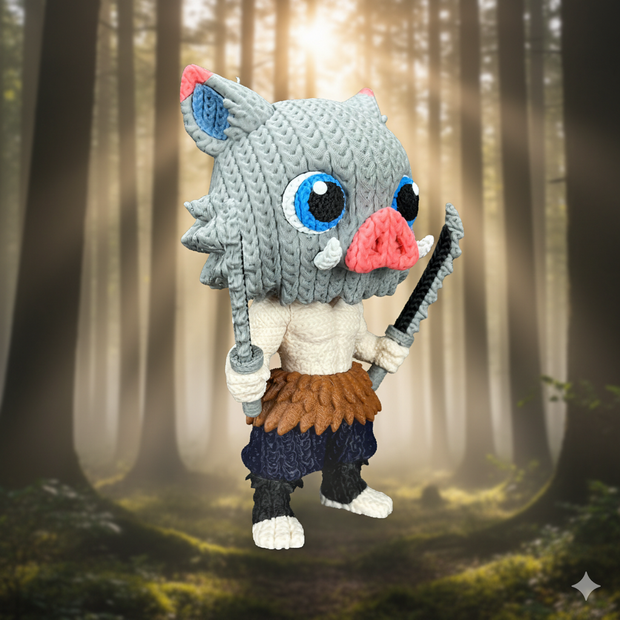 Inosuke - Knitted - Crochet