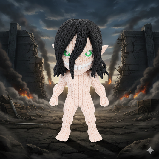 Titán de Ataque | Titán de Eren  - Knitted - Crochet