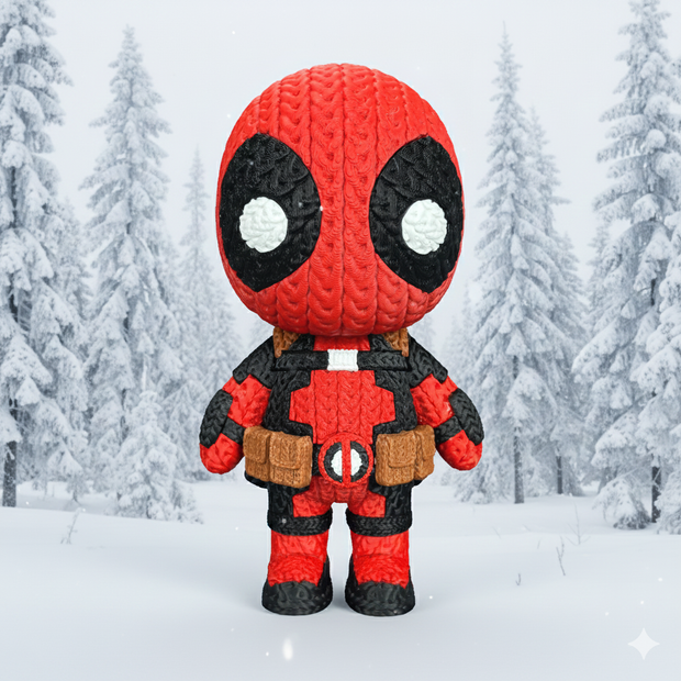 Deadpool - Knitted - Crochet