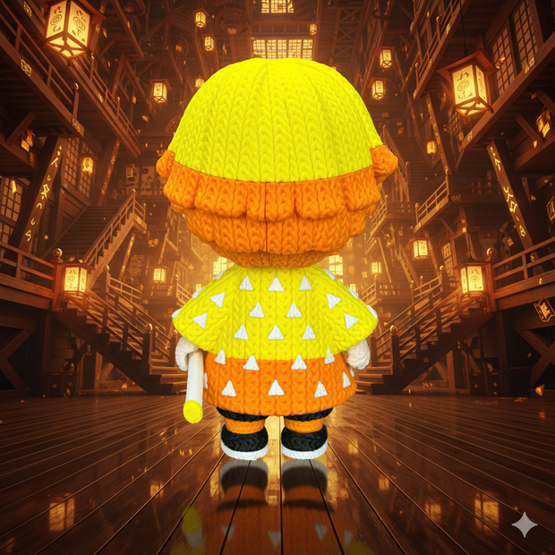 Zenitsu - Knitted - Crochet