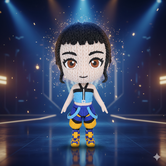 Zoey | HUNTR/X - KPop Demon Hunters - Knitted