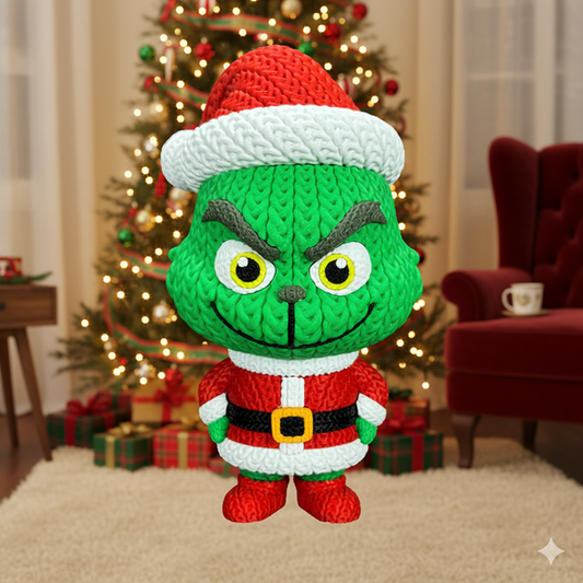 Grinch - Knitted - Crochet